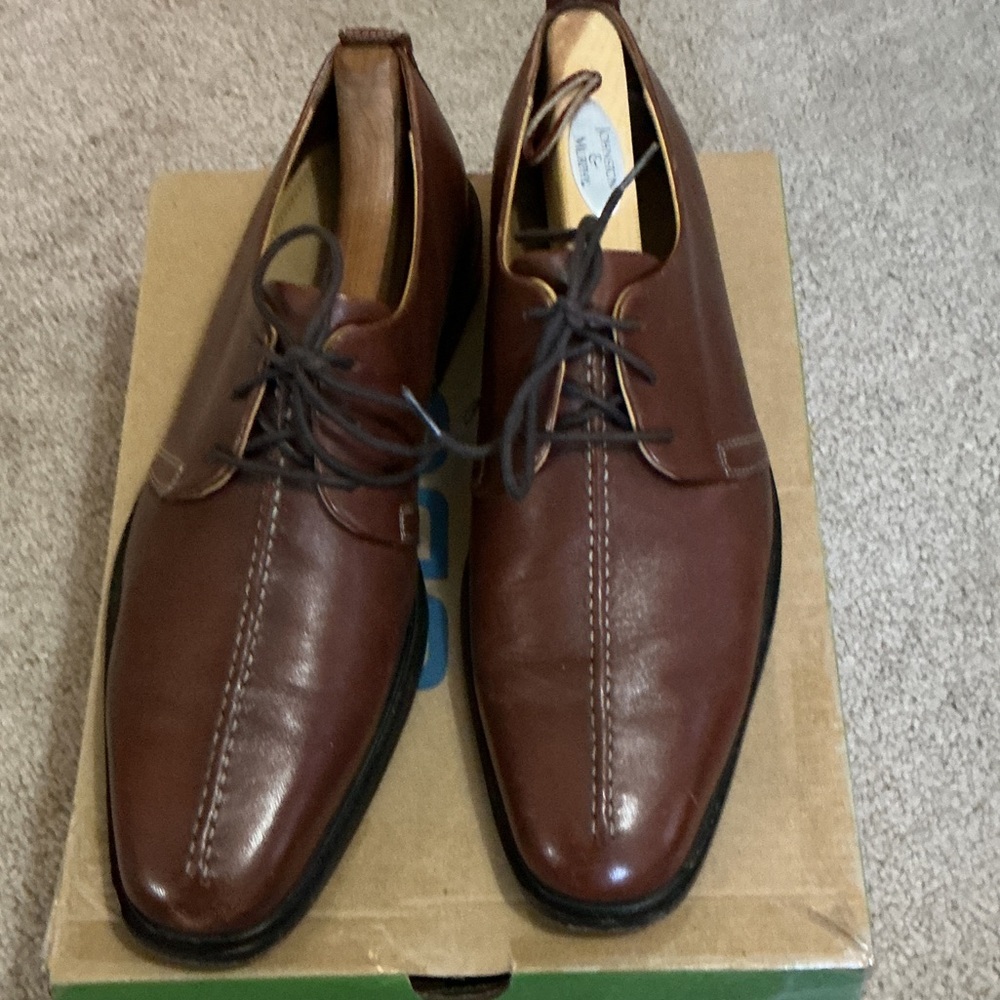 Cole Haan Men's Brown Leather Oxfords
